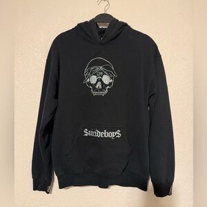 Black Graphic Hoodie
